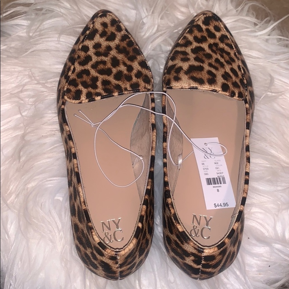 New leopard flats NY&co